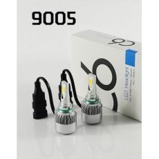 C6款大燈 9005/9006 大功率30W LED車(chē)前燈 帶風(fēng)扇
